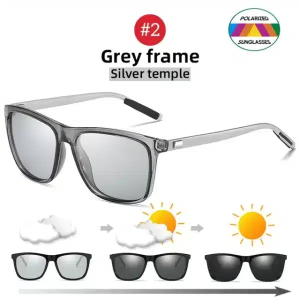 Men's Photochromic Polarized Sunglasses - Image 11