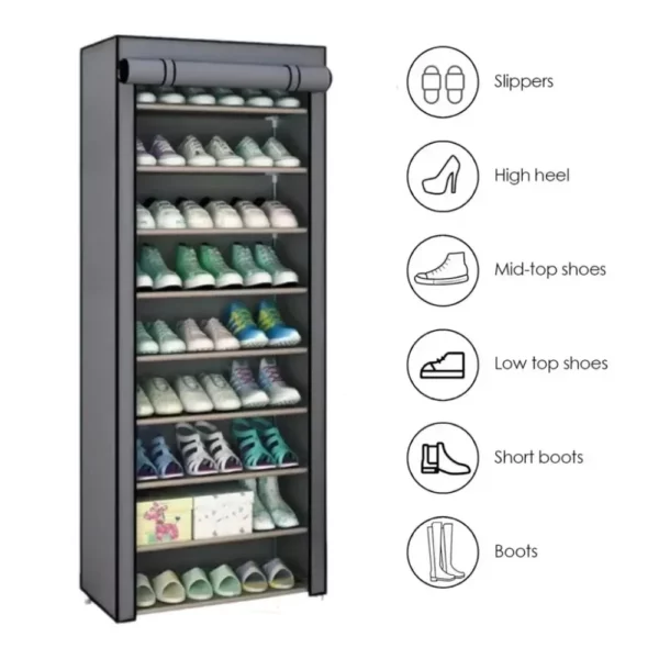 Dustproof Multilayer Shoe Rack Organizer - Image 6