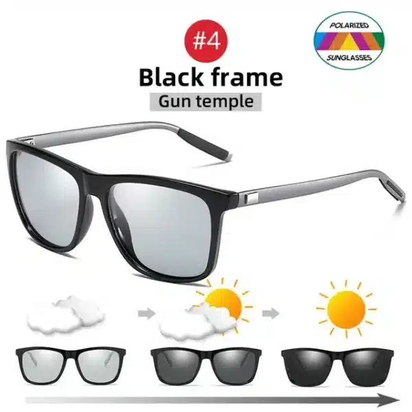 Men's Photochromic Polarized Sunglasses - Image 9