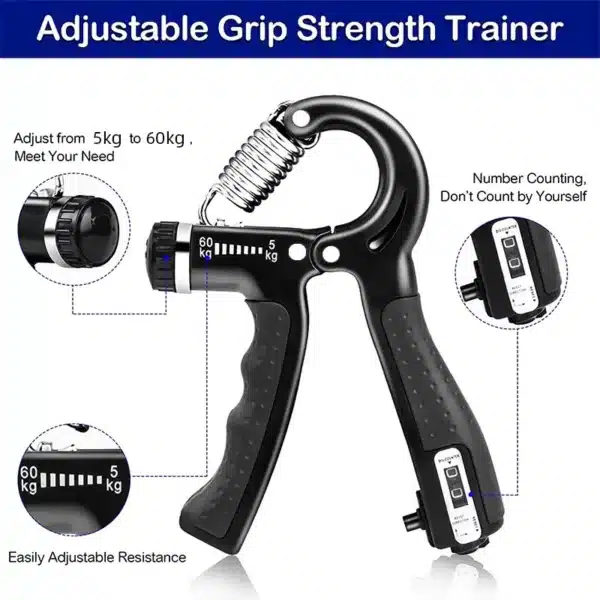 60kg Adjustable Hand Grip Trainer - Image 3