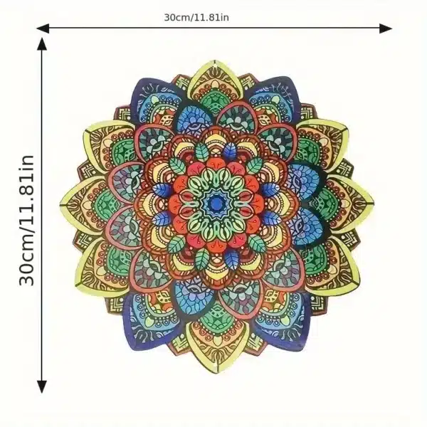 3D Colorful Wind Spinning Mandala - Image 5