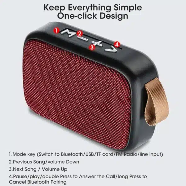 Portable Bluetooth Speaker – Your Ultimate All-in-One Audio Companion - Image 6