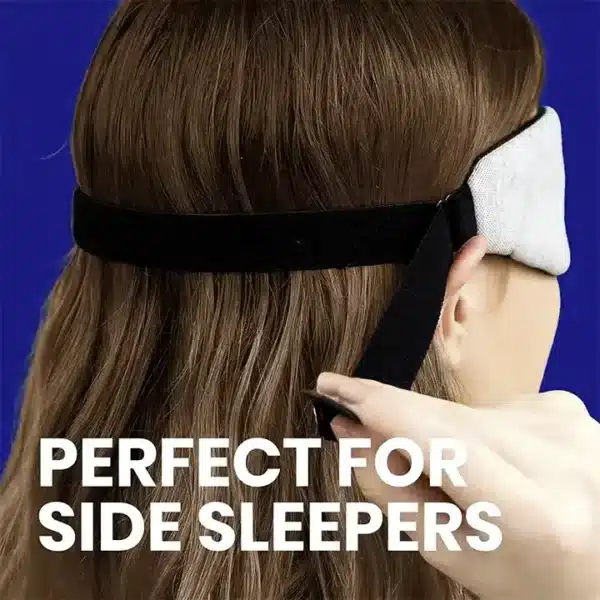 UMask eye mask is perfect for side sleepers.