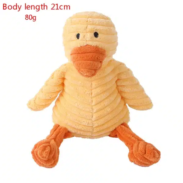 Plush Corduroy Dog Chew Toys - Image 13