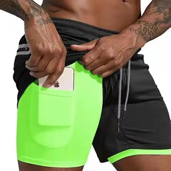 Men's 2-in-1 Sports Shorts - Image 7