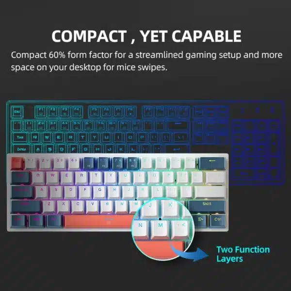 Machenike K500-B61 Mechanical Gaming Keyboard - Image 2