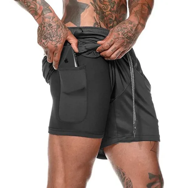 Men's 2-in-1 Sports Shorts - Image 6