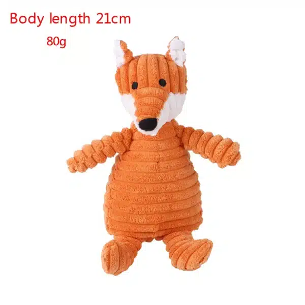 Plush Corduroy Dog Chew Toys - Image 10