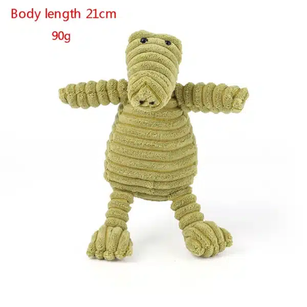 Plush Corduroy Dog Chew Toys - Image 12