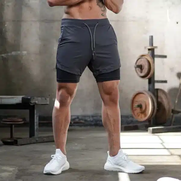 Men's 2-in-1 Sports Shorts - Image 4